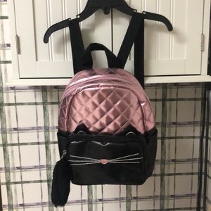 Justice Cat Adjustable Backpack Purse